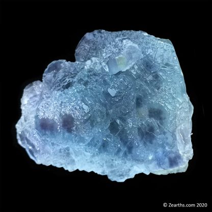 Blue Fluorite from Yaogangxian Mine