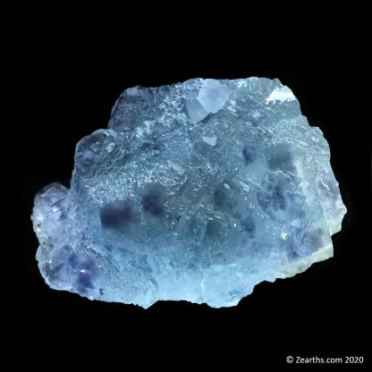 Blue Fluorite from Yaogangxian Mine