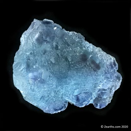 Blue Fluorite from Yaogangxian Mine