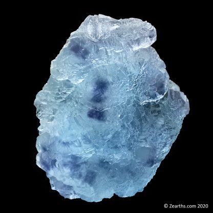 Blue Fluorite from Yaogangxian Mine