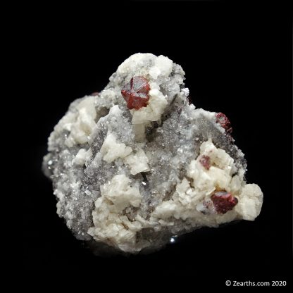 Cinnabar Twin on Dolomite from Tongren Mine, Guizhou, China