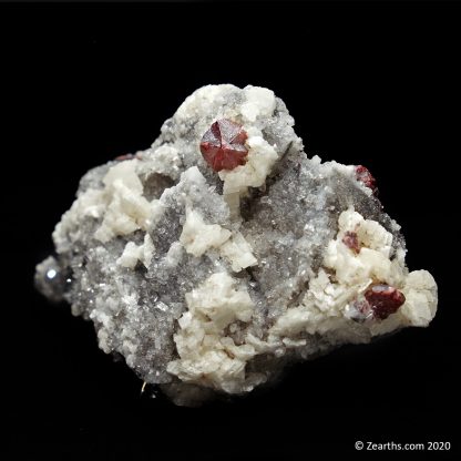 Cinnabar Twin on Dolomite from Tongren Mine, Guizhou, China