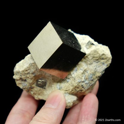 Cubic Pyrite Crystals from Navajún, La Rioja, Spain