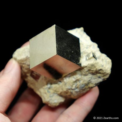 Cubic Pyrite Crystals from Navajún, La Rioja, Spain