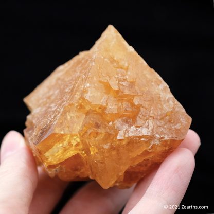 Extra Large Orange Scheelite Crystals from Mt. Xuebaoding, Sichuan, China