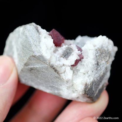 Large Cinnabar Twin on Dolomite from Chatian, Xiangxi, Hunan, China